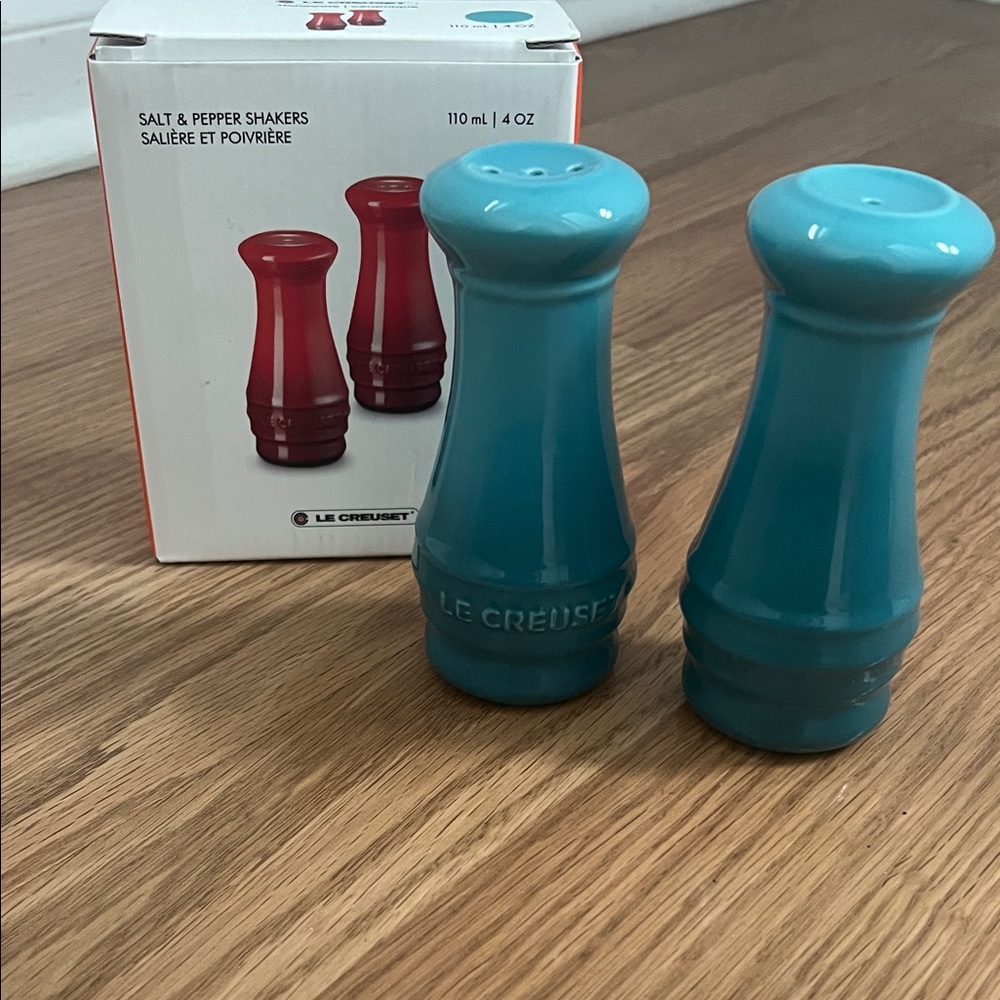 Le Creuset Salt and Pepper Shakers